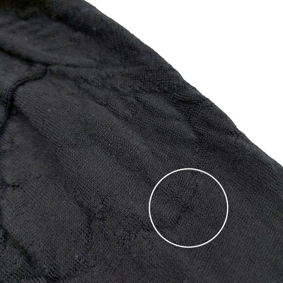 Tory Burch Cardigan Sweater Womens Small Navy Merino Wool Button Up Knitted - Picture 10 of 13